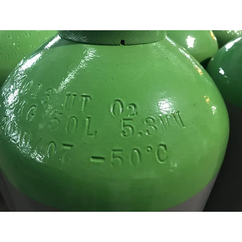 Manufacture 50L High Pressure Oxygen Gas Cylinder 10M3 200Bar Oxygen Gas Cylinder