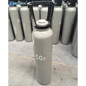 6.5kg 13kg 10L 20L seamless steel small co2 gas cylinder with trolley
