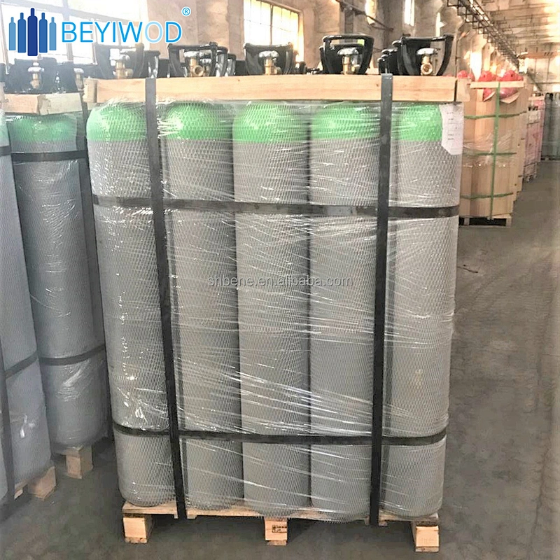 EU Standard TPED Approval 5L/10L/13.4L/20L/40L/50L High Pressure Nitrogen/Argon/Acetylene/CO2/ Oxygen Cylinder