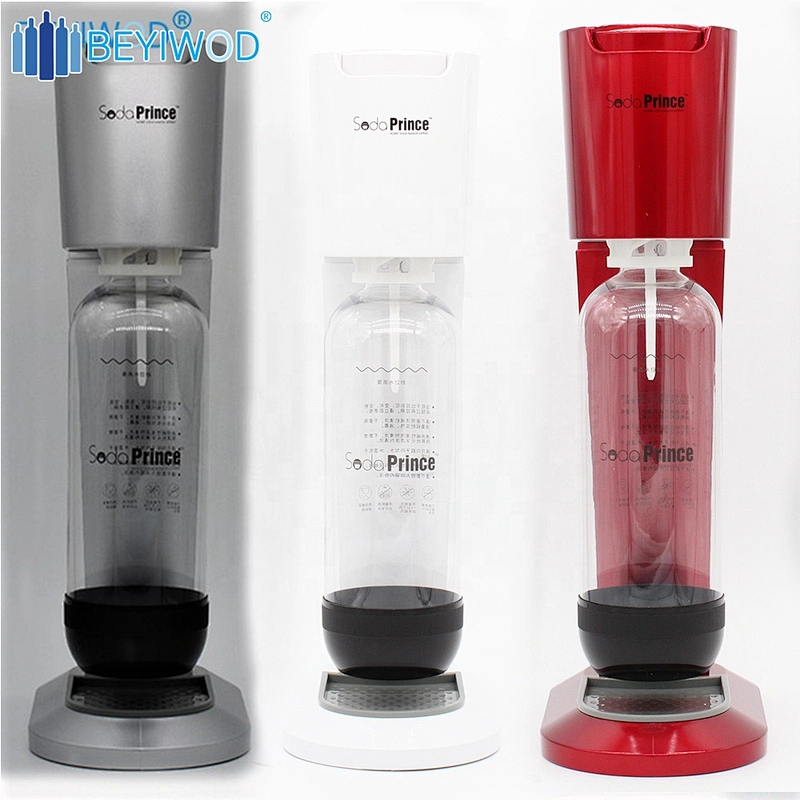 simple line design with safe soda maker for home use 0.6L Cylinder 420g CO2 PET bottle