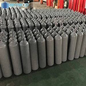6.5kg 13kg 10L 20L seamless steel small co2 gas cylinder with trolley