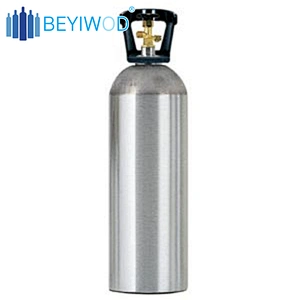 1L 2L 5L 8L 10L 15L small portable aluminum medical oxygen cylinder with pin index valve and regulator