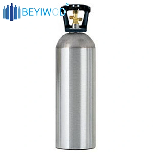 1L 2L 5L 8L 10L 15L small portable aluminum medical oxygen cylinder with pin index valve and regulator