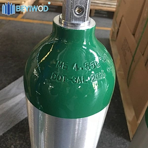 E size medical oxygen gas cylinder with CGA870 valve
