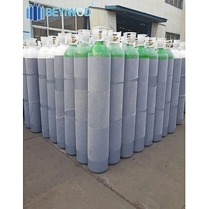 seamless steel high pressure 40L/50L 150bar refillable high purity argon cylinder argon gas prices