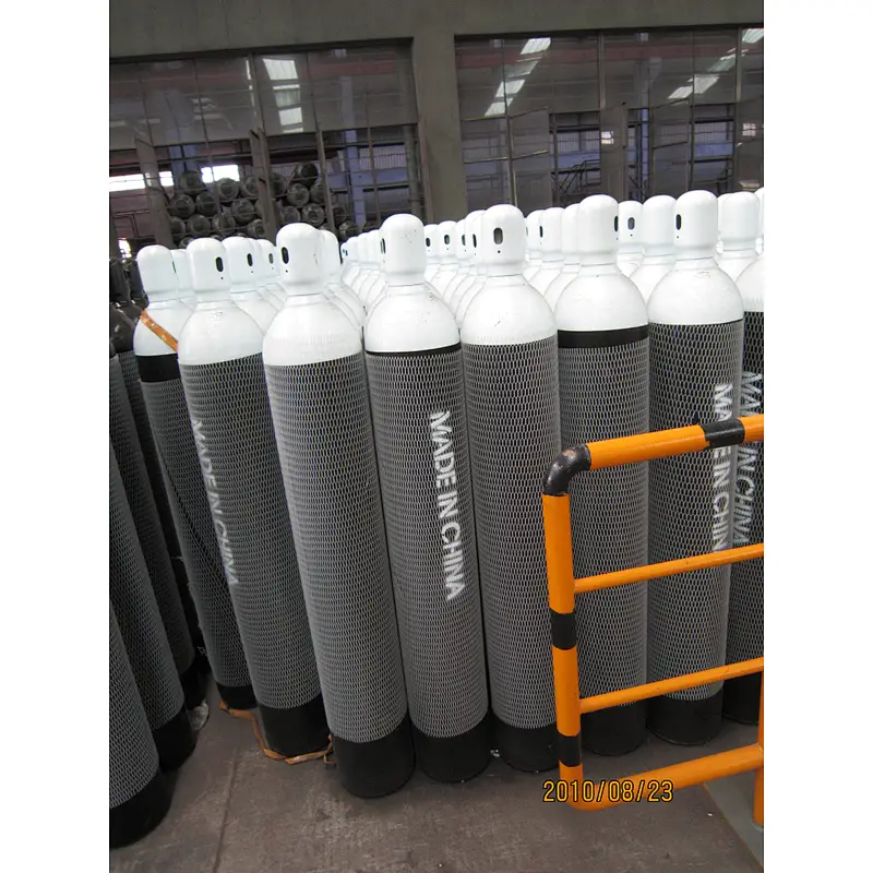 Manufacture 50L High Pressure Oxygen Gas Cylinder 10M3 200Bar Oxygen Gas Cylinder