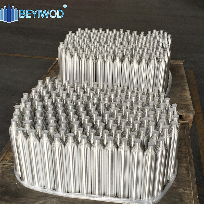 0.6L aluminum co2 cylinder co2 gas cylinder co2 bottle 420g for soda maker