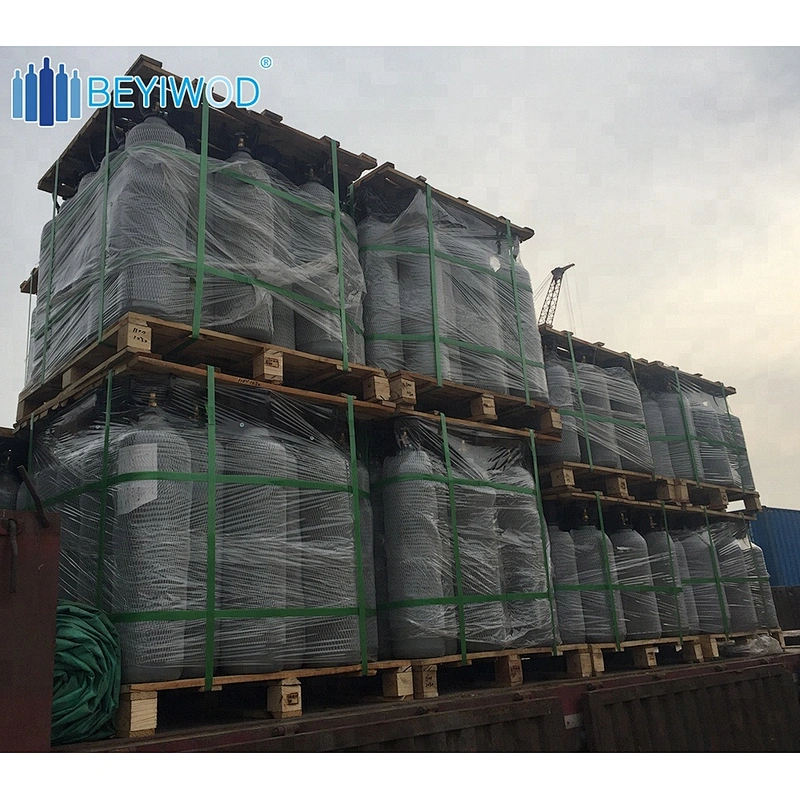 6.5kg 13kg 10L 20L seamless steel small co2 gas cylinder with trolley