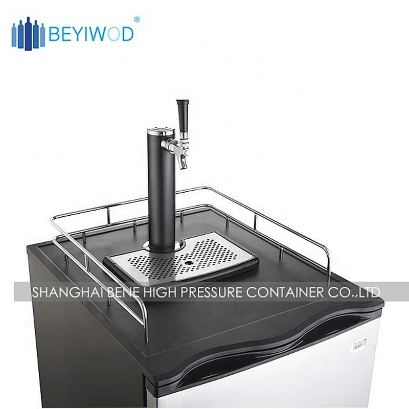 170L outdoor or indoor single or double tap keg fridge automatic draft beer dispenser beer cooler