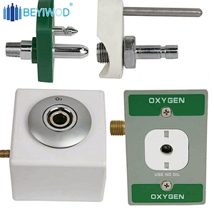 Medical digital oxygen pressure regulator cylinder with flow meter