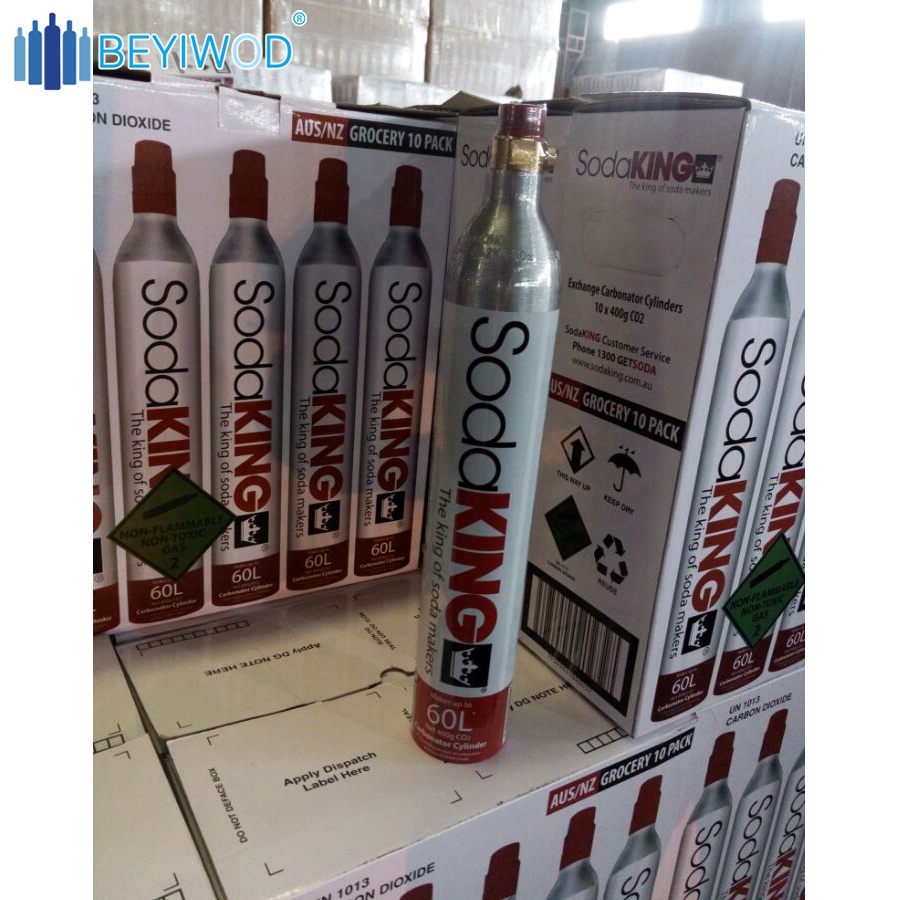 Australia Standard 0.6L CO2 cylinder used for Home Soda Maker with CE Approval