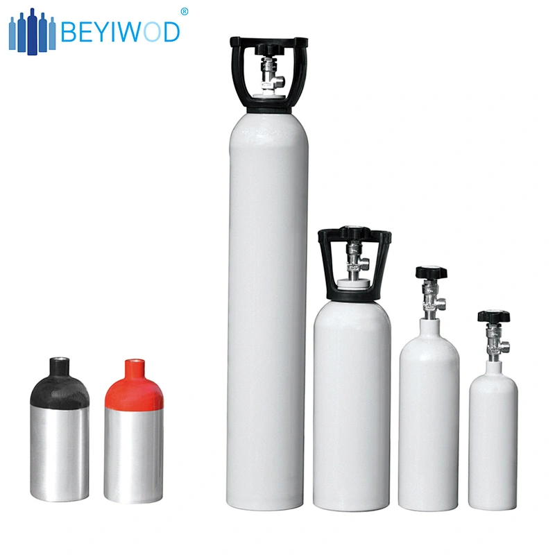 Aluminum Portable Medical Oxygen Gas Cylinder for sale
