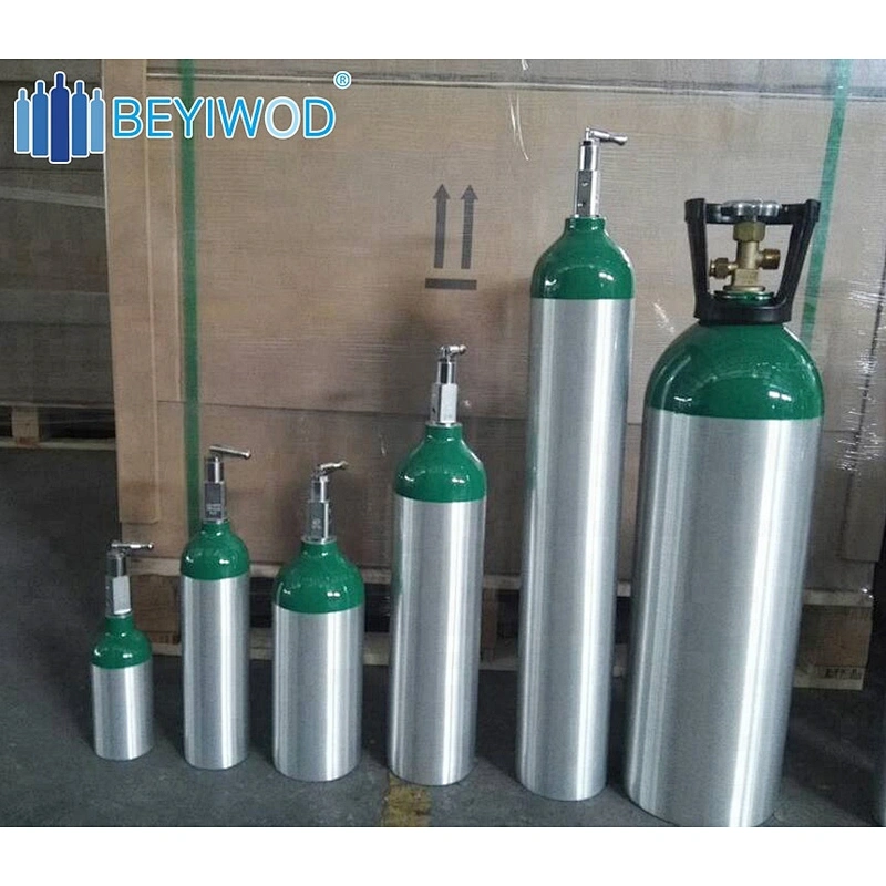 DOT3AL Standard Medical E size D size 10L Oxygen Cylinder