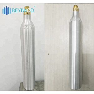 0.6L aluminum co2 cylinder co2 gas cylinder co2 bottle 420g for soda maker