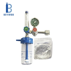 medical oxygen inhaler,oxygen regulator with humidifier for ambulance, gas regulator with flow meter