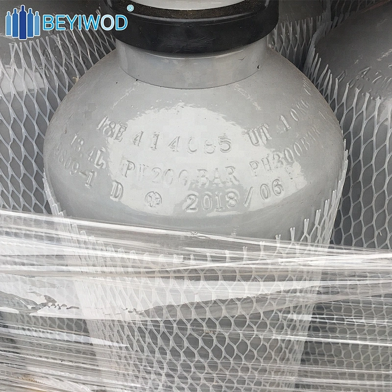 6.5kg 13kg 10L 20L seamless steel small co2 gas cylinder with trolley