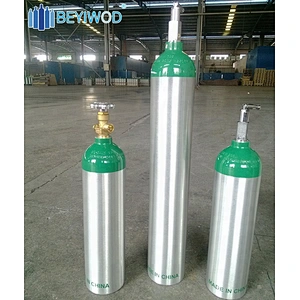 E size medical oxygen gas cylinder with CGA870 valve