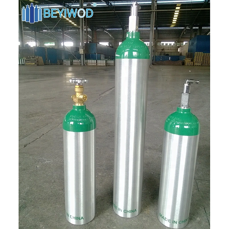E size medical oxygen gas cylinder with CGA870 valve