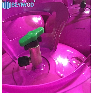 22l low pressure disposable helium tank with helium for balloons
