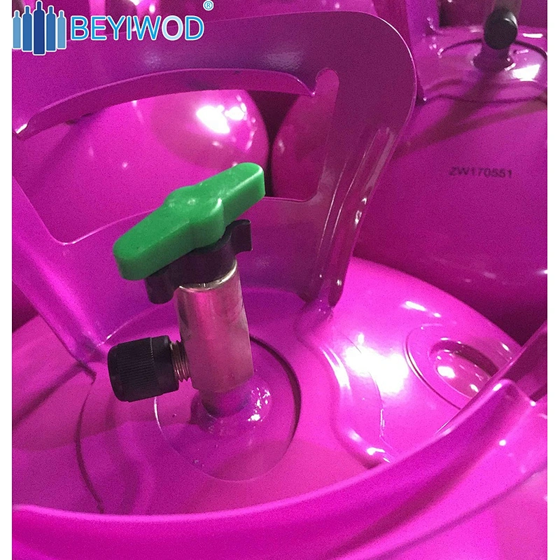 22l low pressure disposable helium tank with helium for balloons