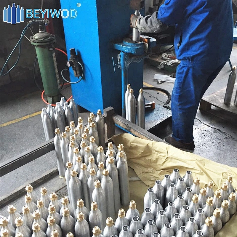 0.6L aluminum co2 cylinder co2 gas cylinder co2 bottle 420g for soda maker