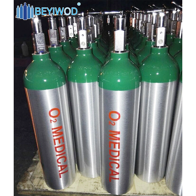 0.4-40L TPED/DOT/GB Aluminum Gas Cylinder Medical Oxygen cylinder/Scuba Diving Tank/Co2 Beveage Cylinder