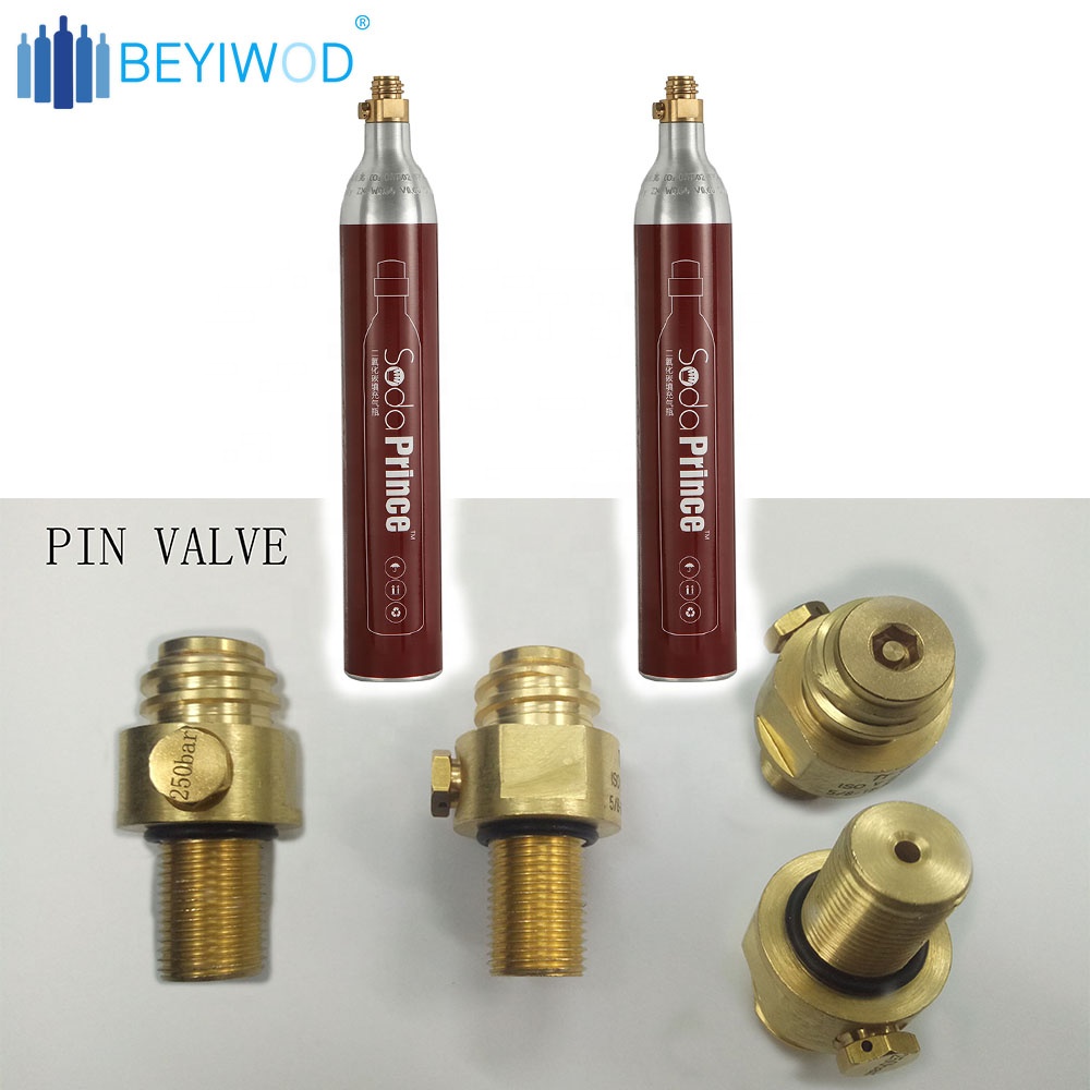 0.5L 0.6L 1L  small co2 gas bottle portable co2 cylinder aluminum cylinders for good grade use