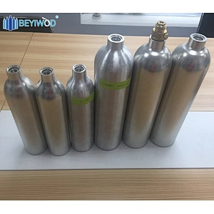 High Quality seamless aluminum 0.5l 0.37l 1l 2l 5kg 2kg aquarium co2 cylinder   air gun co2 for bb gun 13 kg 13.4kg