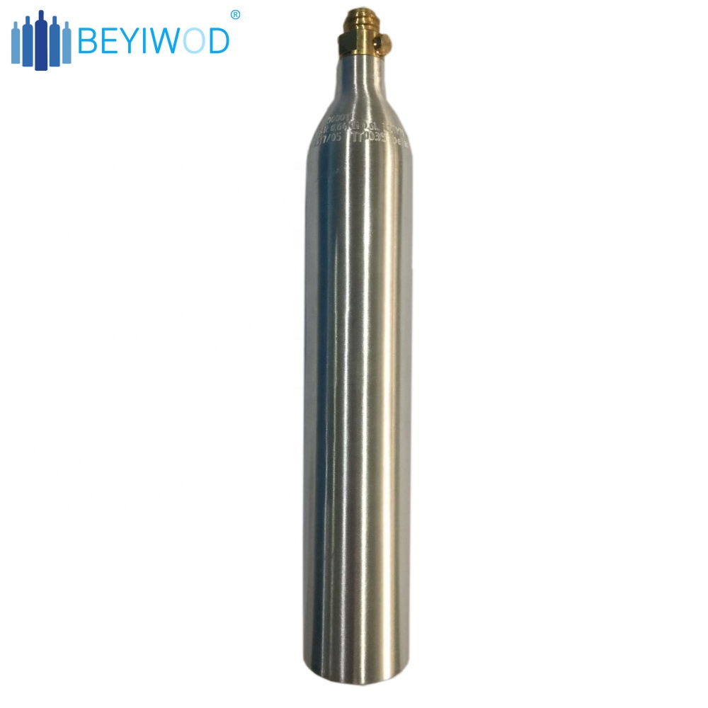 USA DOT3AL 1L/0.5L aluminum cylinder medical N20 nitrous oxide gas cylinder with valve with /without anodized