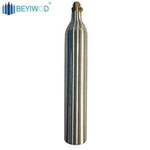 USA DOT3AL 1L/0.5L aluminum cylinder medical N20 nitrous oxide gas cylinder with valve with /without anodized