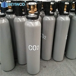 Factory price ISO9809-3 4.5Kg 7.5L high pressure seamless steel gas cylinder co2 cylinder for fire extinguish