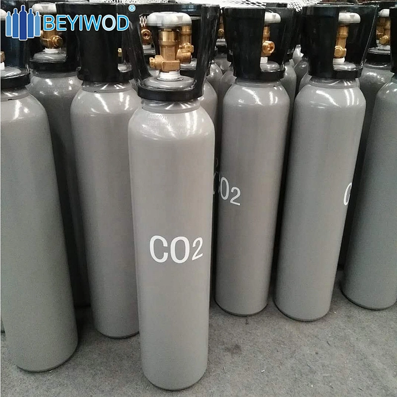 Factory price ISO9809-3 4.5Kg 7.5L high pressure seamless steel gas cylinder co2 cylinder for fire extinguish