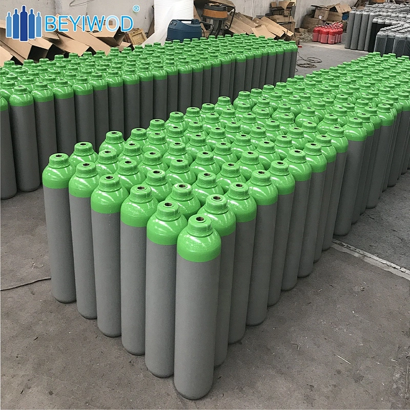Factory price ISO9809-3 4.5Kg 7.5L high pressure seamless steel gas cylinder co2 cylinder for fire extinguish