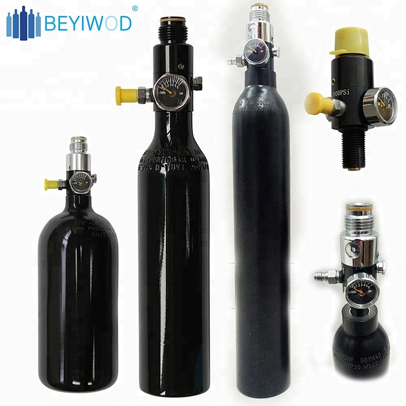 Paintball 20OZ CO2 Tank with On Off Valve or Pin Valve