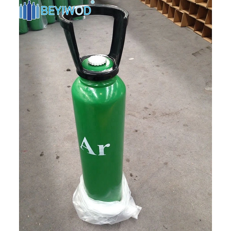 seamless steel high pressure 40L/50L 150bar refillable high purity argon cylinder argon gas prices