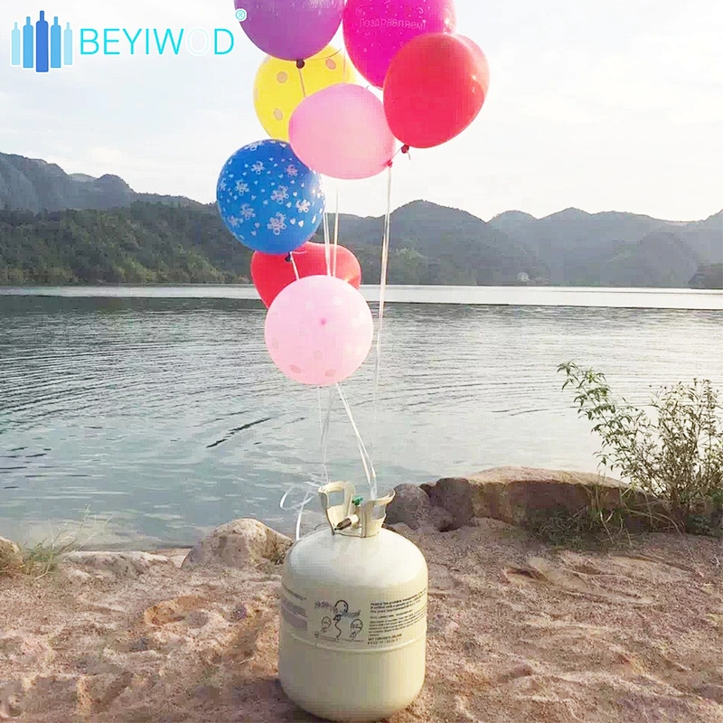 22l low pressure disposable helium tank with helium for balloons