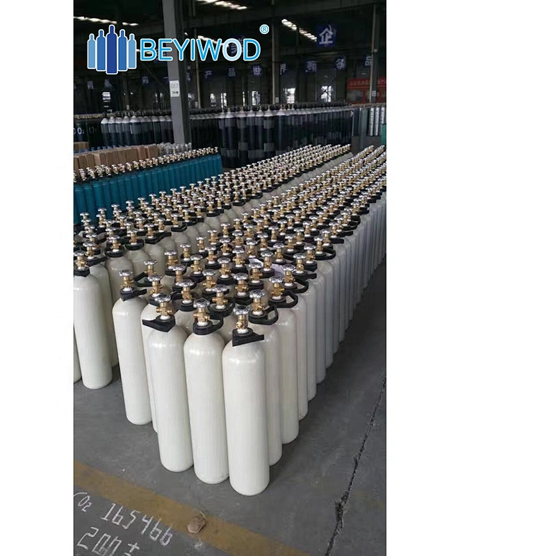 CE TPED 6.7L 8L 10L 15L 20L 150bar 200bar high pressure steel cylinder co2 gas cylinder