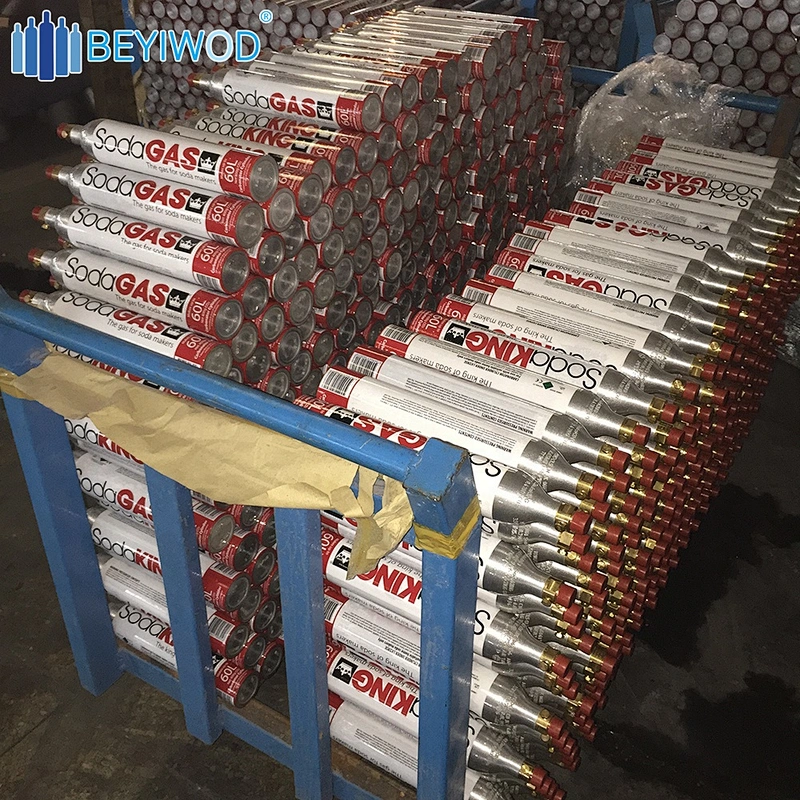 0.6L Aluminum CO2 Cylinder for Beverage Soda Machine with High Pressure