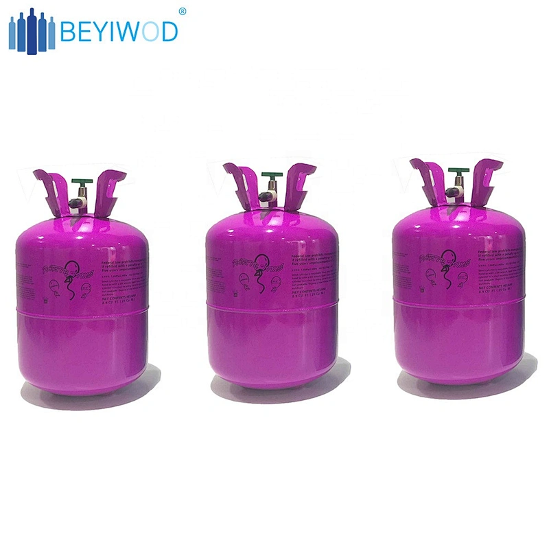 Hot Sale 30Ib 50Ib refillable helium tanks balloons gas cylinder for balloons