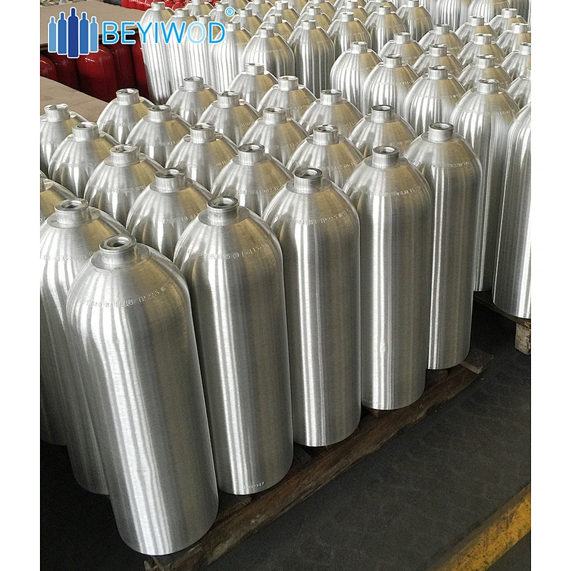 0.4-40L TPED/DOT/GB Aluminum Gas Cylinder Medical Oxygen cylinder/Scuba Diving Tank/Co2 Beveage Cylinder