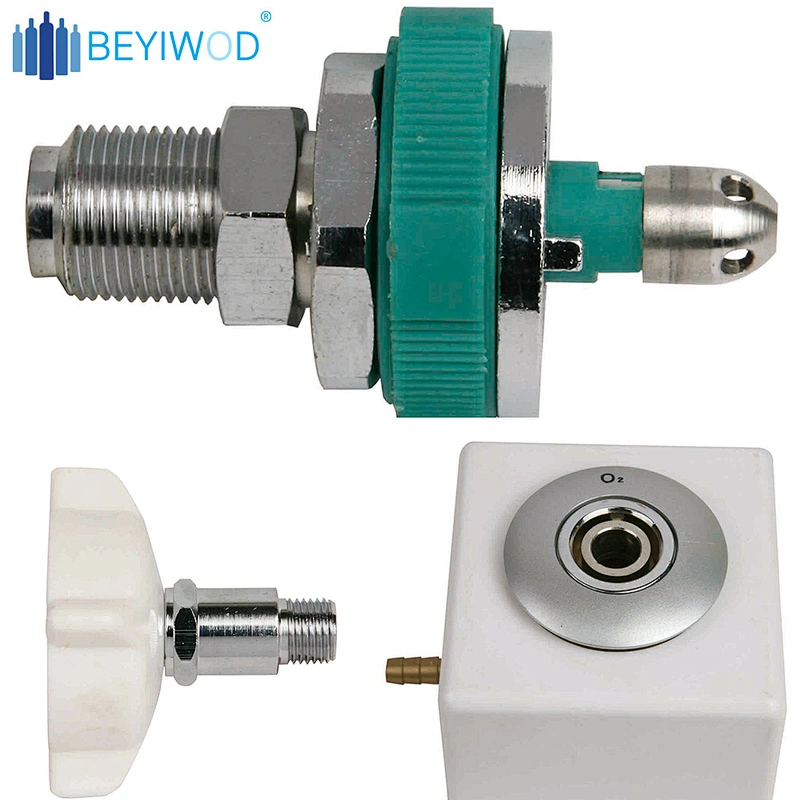Medical digital oxygen pressure regulator cylinder with flow meter