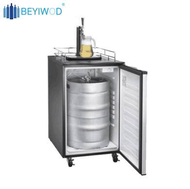 170L outdoor or indoor single or double tap keg fridge automatic draft beer dispenser beer cooler
