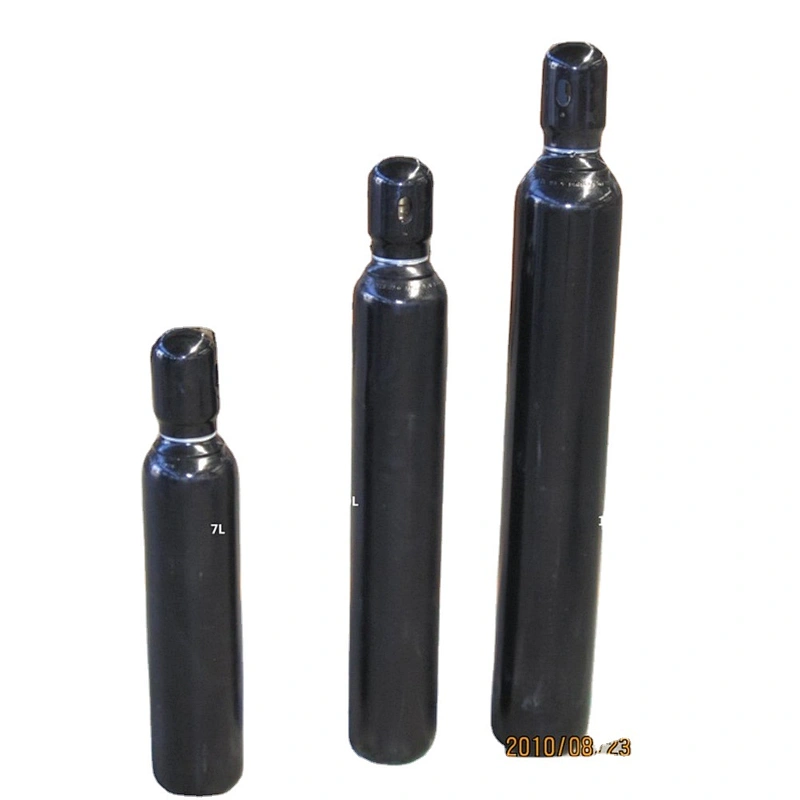 refillable seamless steel EN ISO9809 standard TUV approved 150bar 200bar 6kg 8kg 10kg 8L 10L 13.4L co2 gas cylinder co2 tank
