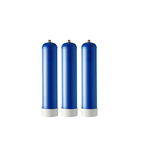 UN1070 EE942 empty disposable N2O 0.95L 580g steel cylinder for ice cream whipped