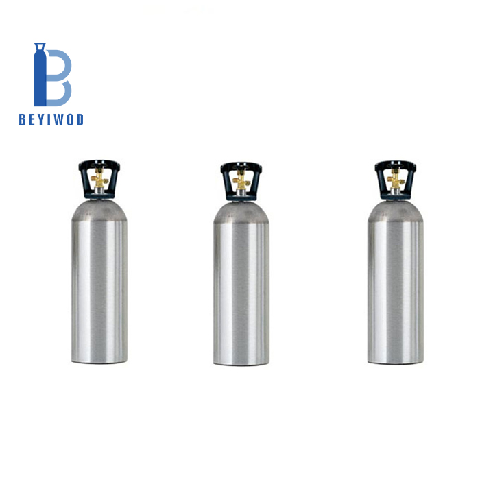 Hot sale USA Standard aluminum oxygen cylinder M6 1L small portable medical oxygen cylinder with pin valve and pin regulator