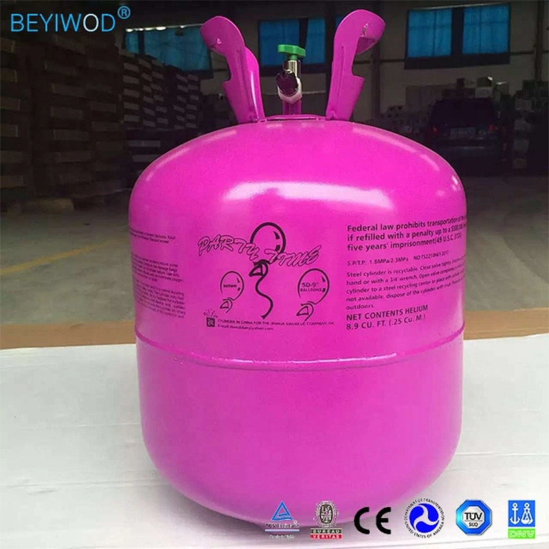 22l low pressure disposable helium tank with helium for balloons