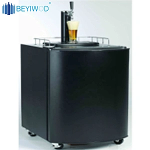 170L outdoor or indoor single or double tap keg fridge automatic draft beer dispenser beer cooler