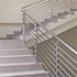 304/316 steel rod bar with wood handrail