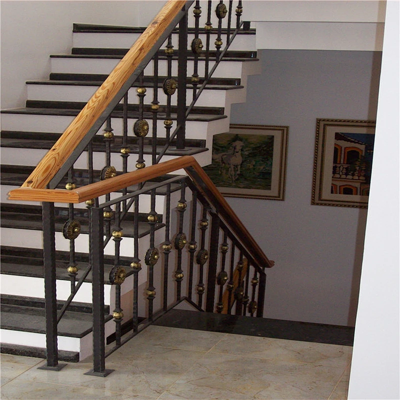 New Modern Wrought Iron Railing Simple Designs For Iron Stairs Railing