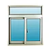 Modern Grill Design Aluminum Window Glass Sliding Windows With Mosquito Net